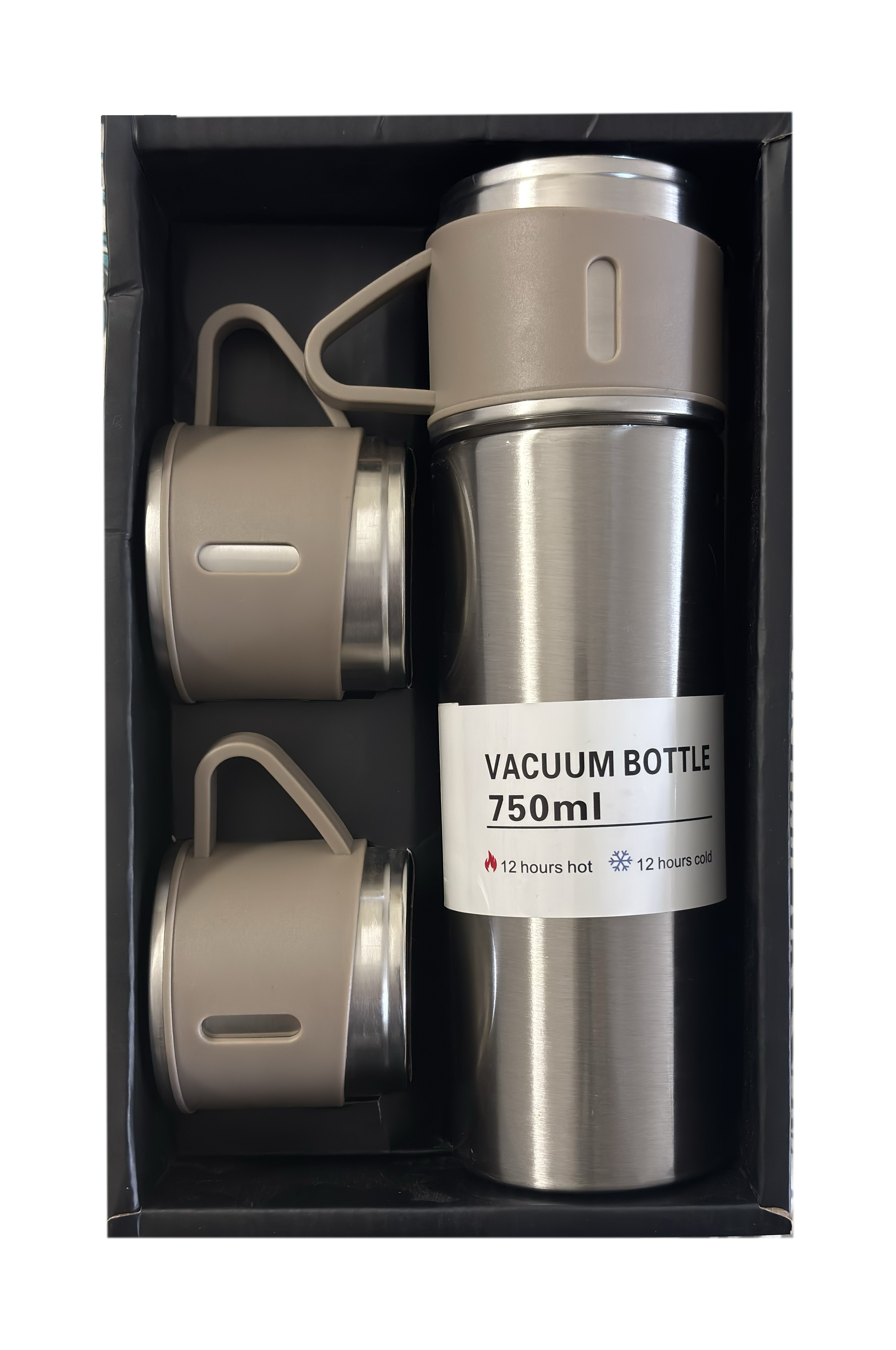 Insulated Travel Bottle Set – Keeps Hot/Cold 12 Hours