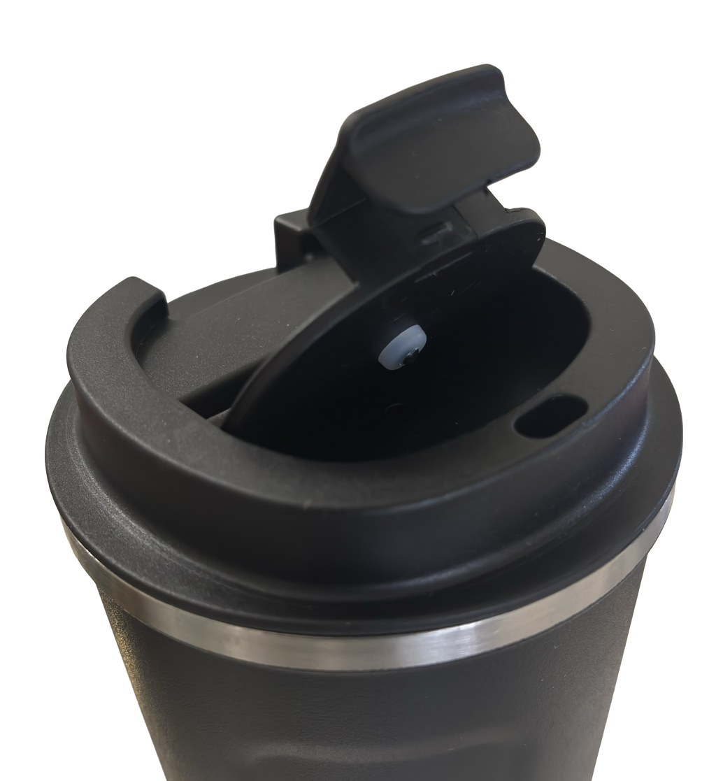 Black Stainless Steel Insulated Coffee Travel Mug