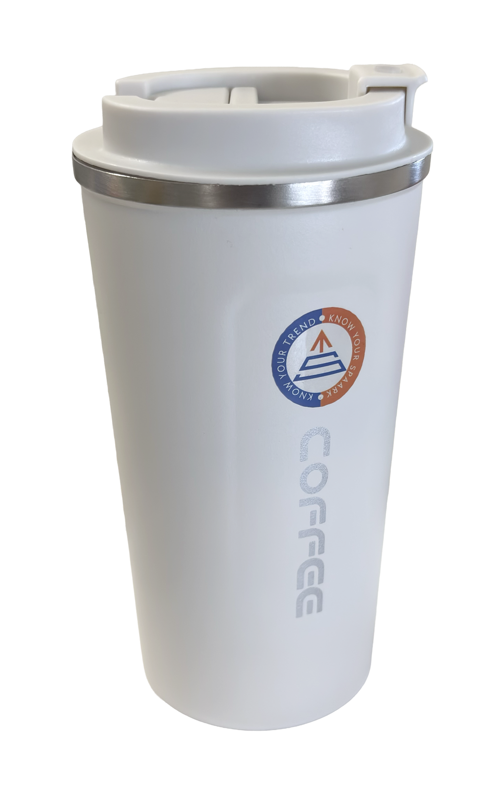 Thermal Coffee Tumbler – Flip-Top Leak-Proof
