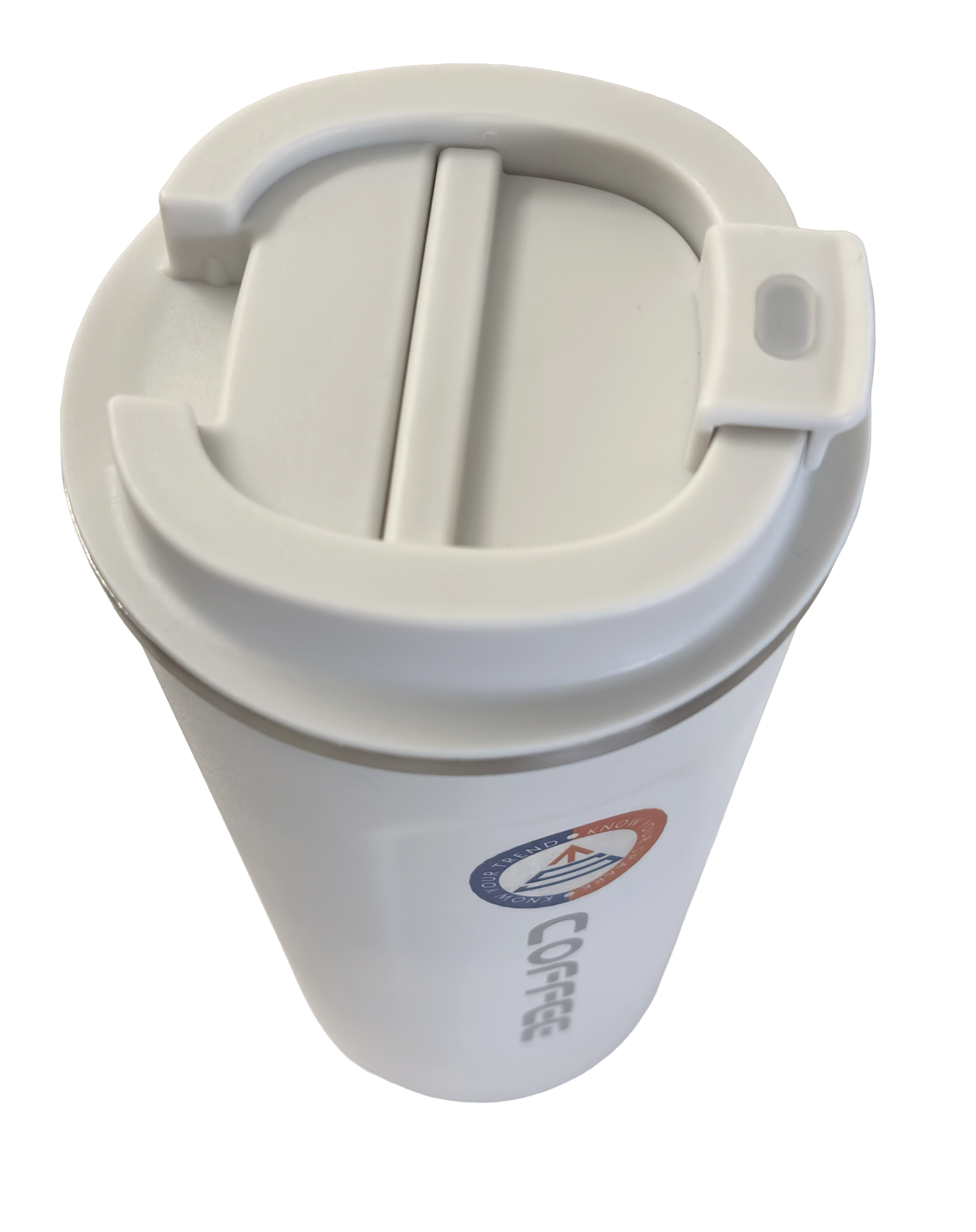 Thermal Coffee Tumbler – Flip-Top Leak-Proof