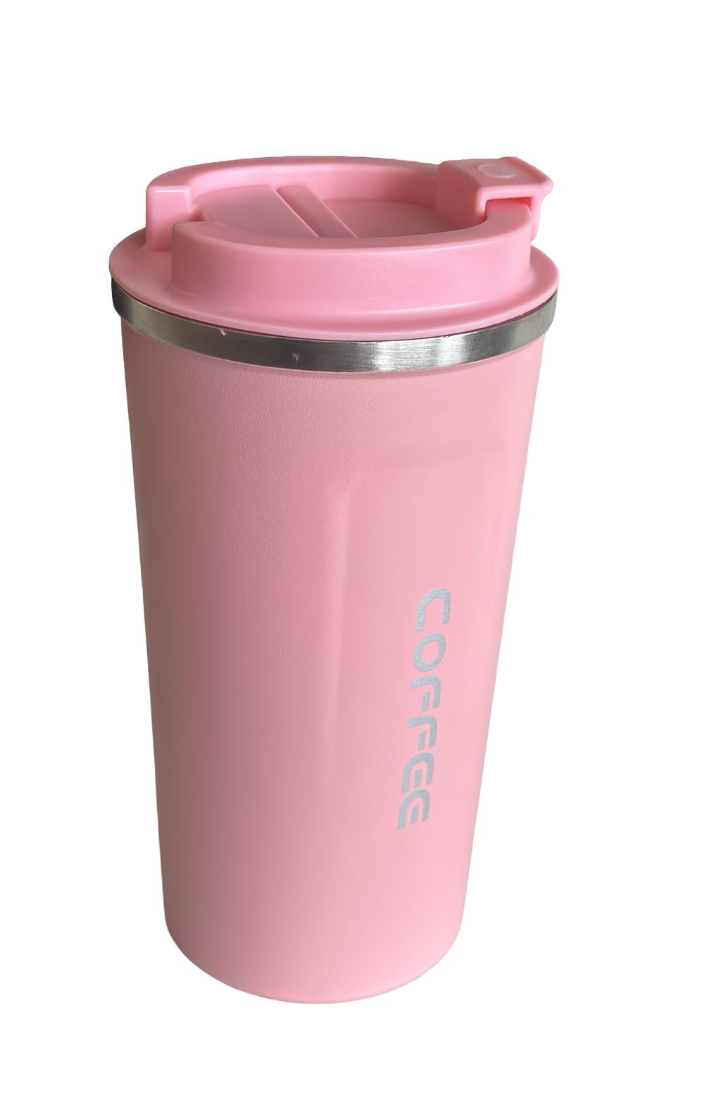 Pink Thermal Coffee Tumbler – Spill-Proof