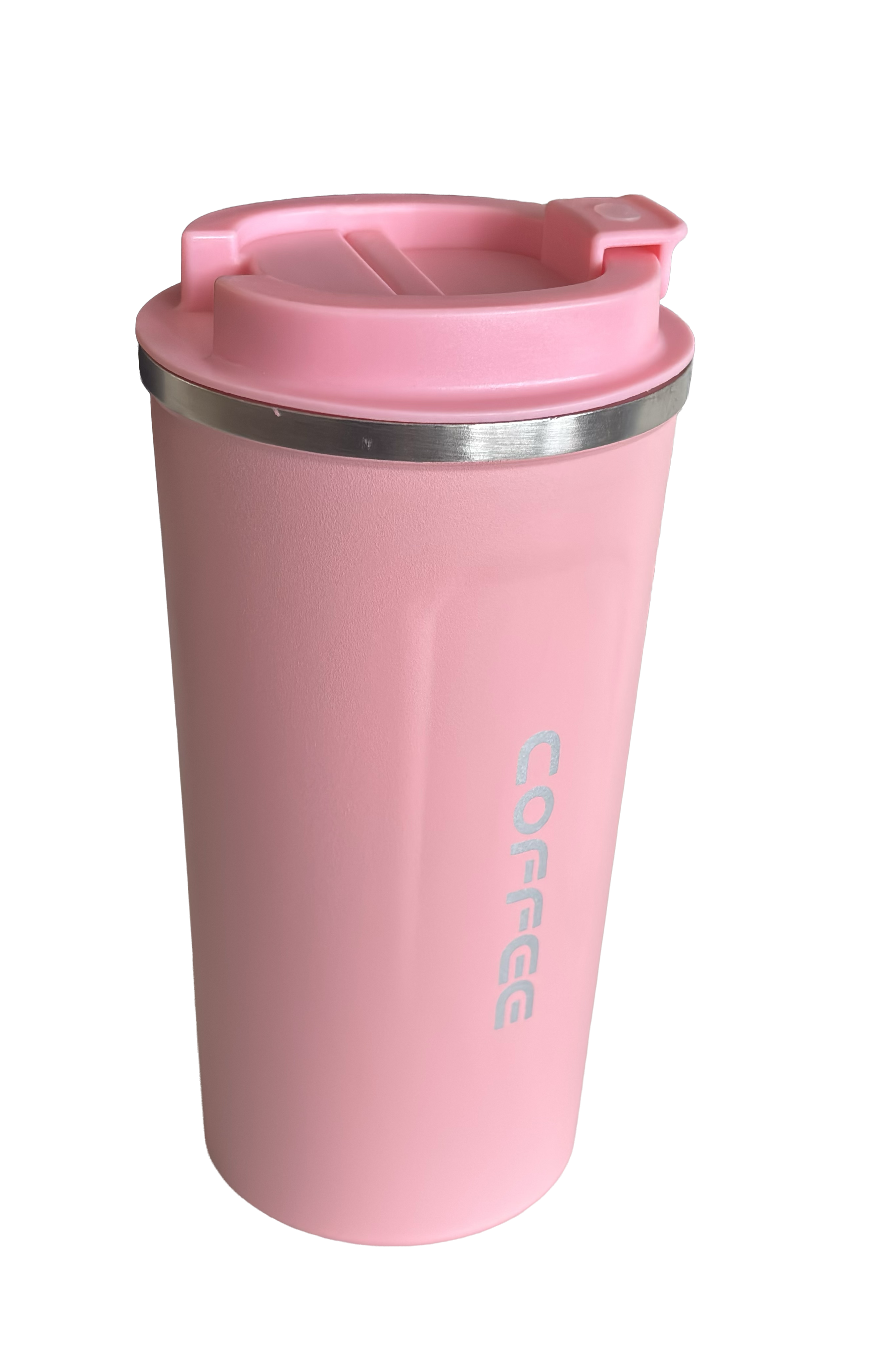 Pink Thermal Coffee Tumbler – Spill-Proof